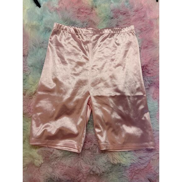NWT Sugar Thrillz Pink Chain Bodysuit & Shorts Set Large - Picture 9 of 12